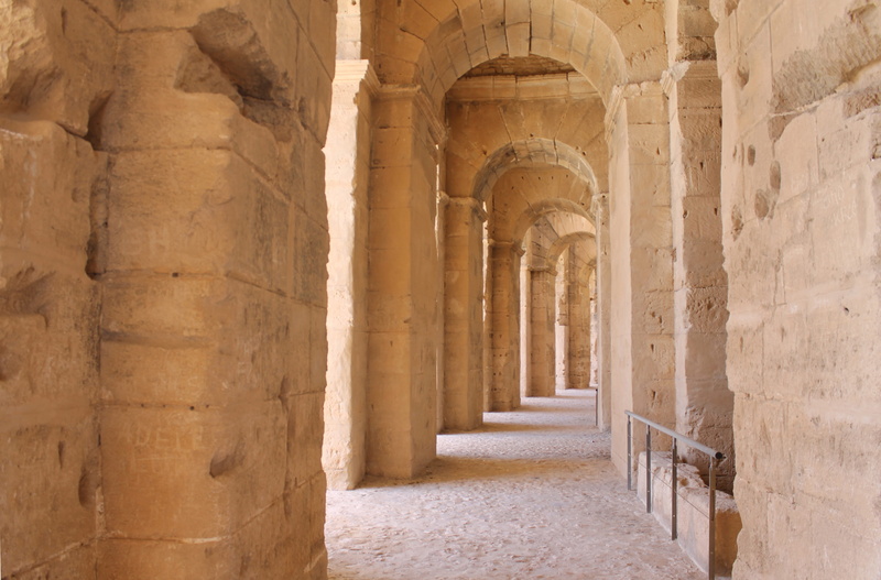 building, ancient, concrete, architectural column, arch, outdoors, beige, hallway, tunisia, historical, history, old ruin, the ruins of the, colonnade