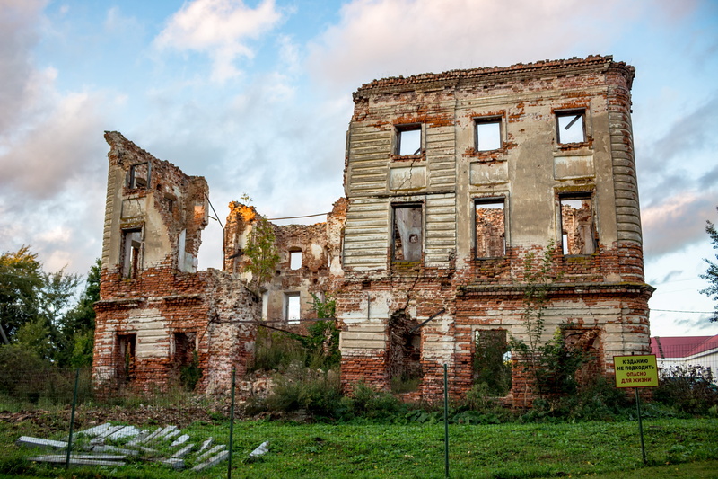 no people, sky, abandoned, russia, deterioration, the ruins of the, brick, ruined, 5K, loss, nature, ancient, built structure, noble, monument, run-down