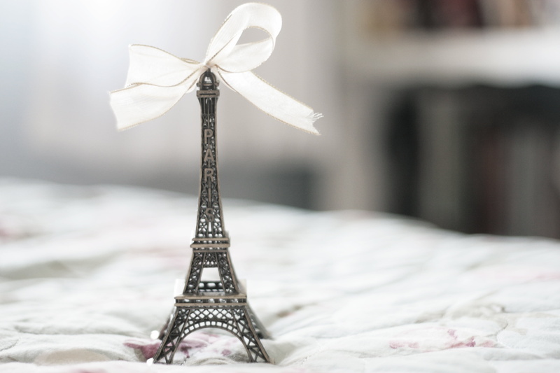 white, bedroom, sheet, architecture, textile, small, winter, romance, 4K, snow, selective focus, elegance, comfortable, EIFFEL TOWER, furniture, miniature