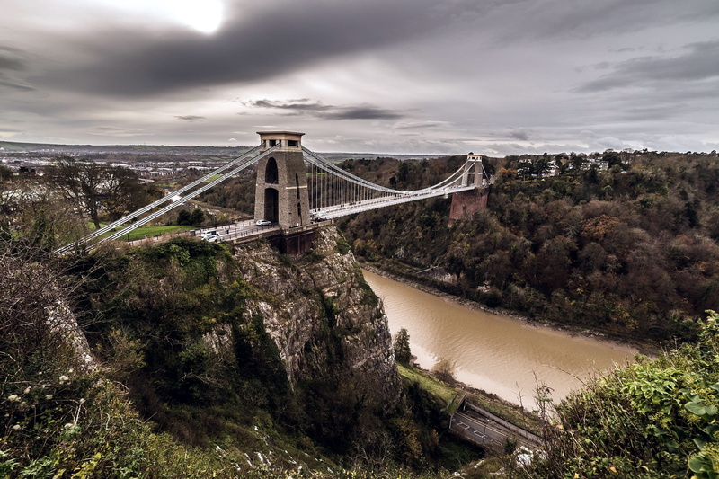 1080P, Bristol, Clifton suspension bridge, England