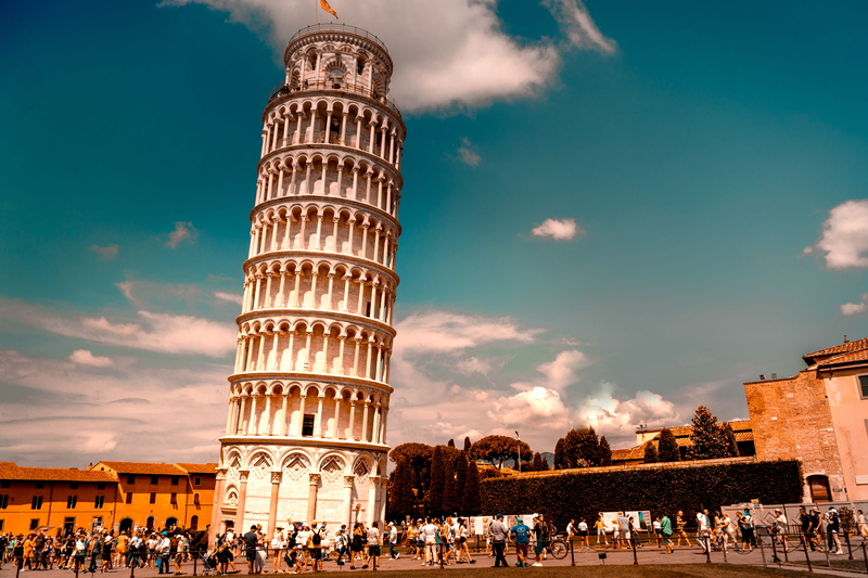 rome, built structure, women, large group of people, tower, history, tourism, men, tourist, architectural column, cloud - sky, group of people, sky, outdoors