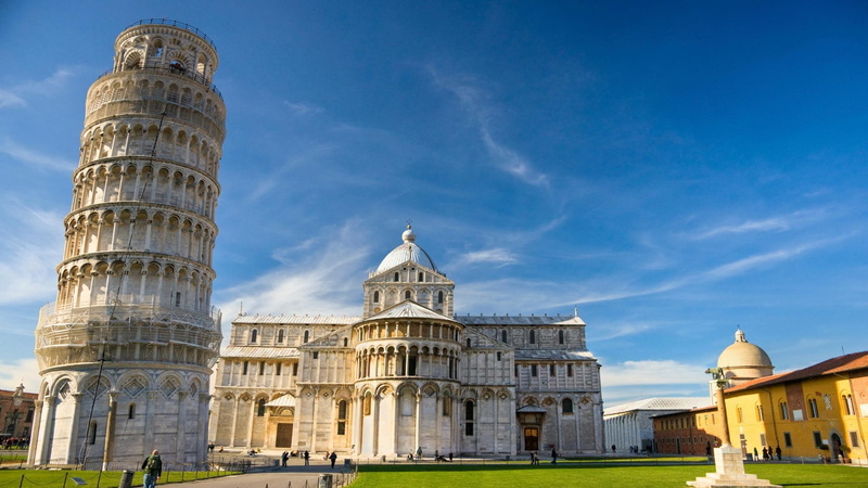 pisa, leaning, italy, 2K, tower