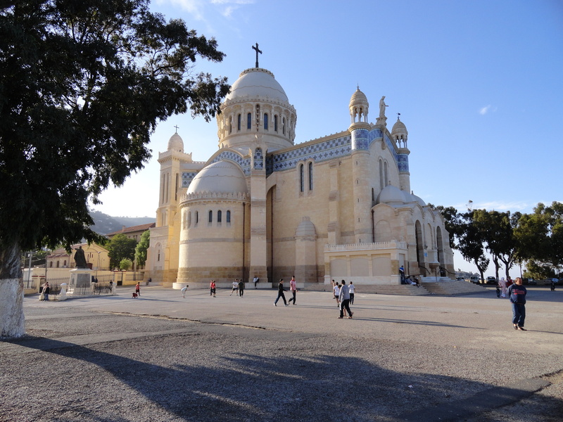 travel destinations, sky, algiers, the past, real people, tree, built structure, sunlight, religion, tourism, church, building exterior, dome, building