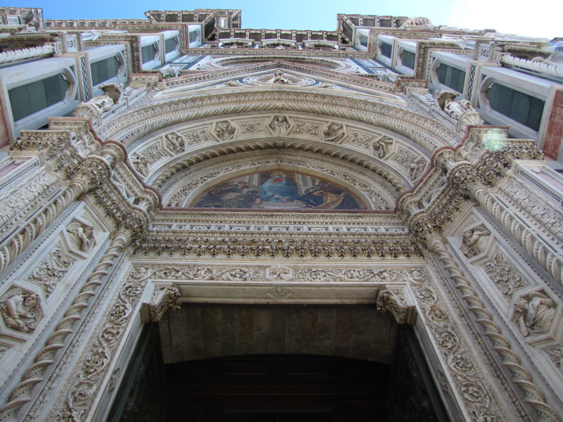 florence, low angle view, carving, dome, europe, stunning, arch, architecture, brown, history, the past, church, relief, carving - craft product, built structure