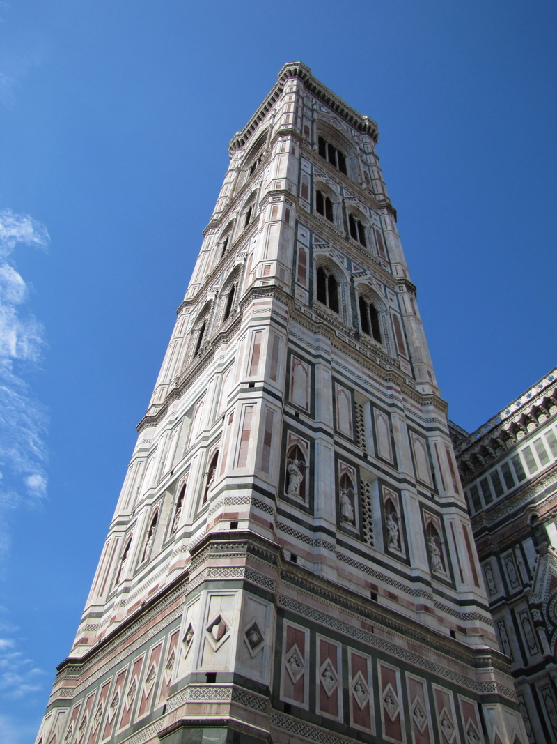 sky, central torcello di santa maria del fiore, tall - high, building, day, dome, no people, nature, tower, blue, window, the past, 4K, nice, history