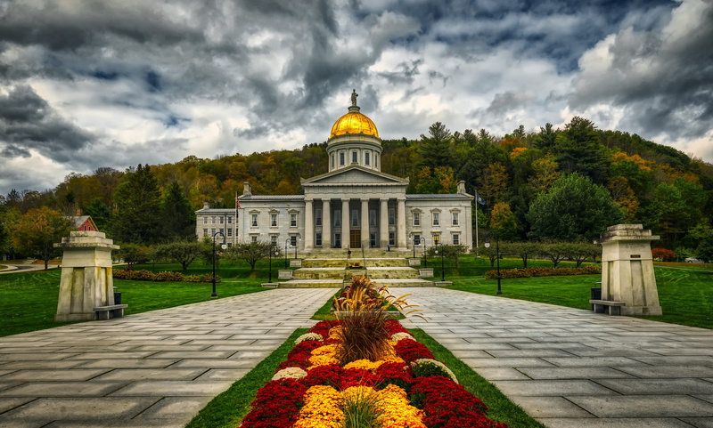 multi colored, plants, sunset, beauty in nature, landscape, hdr, hills, woods, flowering plant, tree, building, state capitol, architectural column, architecture
