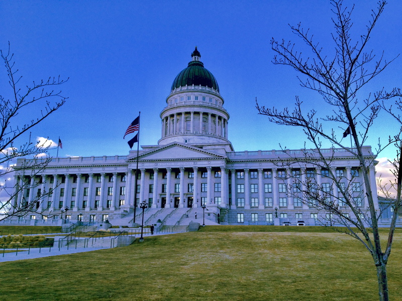 nature, landmark, building exterior, legislature, facade, architecture, usa, government, travel destinations, sky, plant, no people, utah, historic, state