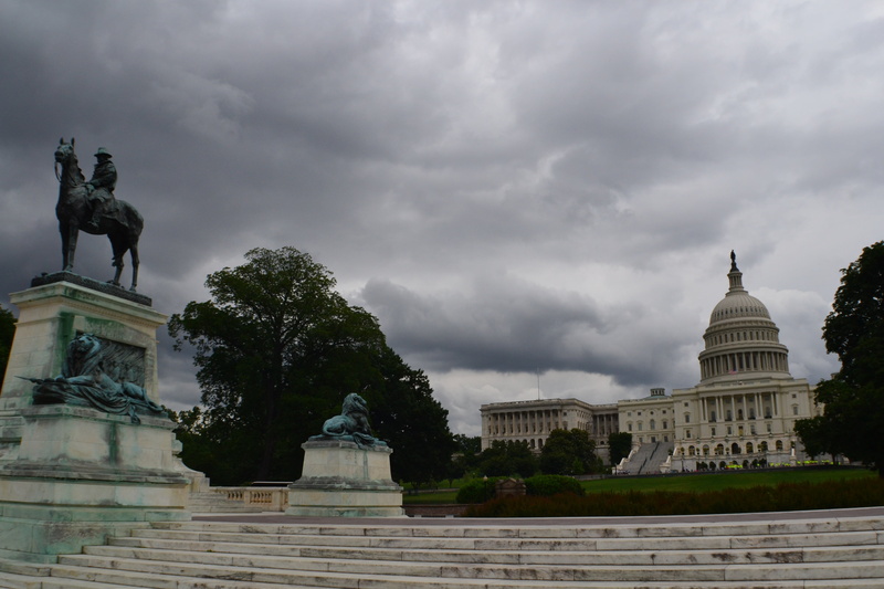nature, building exterior, architectural column, outdoors, 4K, plant, no people, statue, tree, built structure, government, human representation, congress