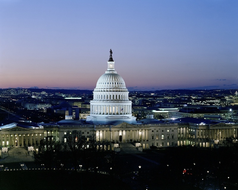 cityscape, illuminated, dusk, built structure, building, 1080P, state Capitol Building, city, building exterior, capitol Hill, famous Place, law, government
