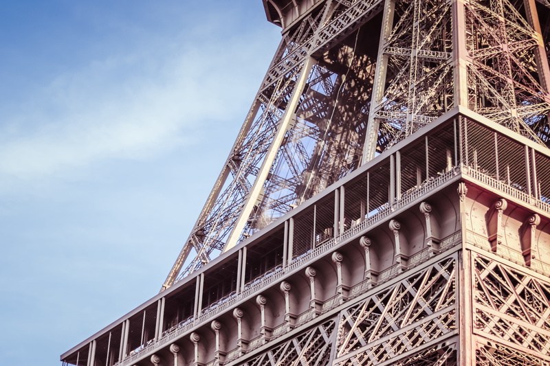 outdoors, railing, roller coaster, champ de mars, paris, low, sunset, coaster, france, ferris wheel, spire, banister, cloud - sky, tourism, architecture