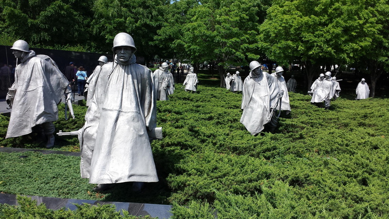 memorial day, remembrance day, washington, garden, sculpture, soldiers, district of columbia, veterans, art, war, korean war, 4K, statue, korean war veterans memorial