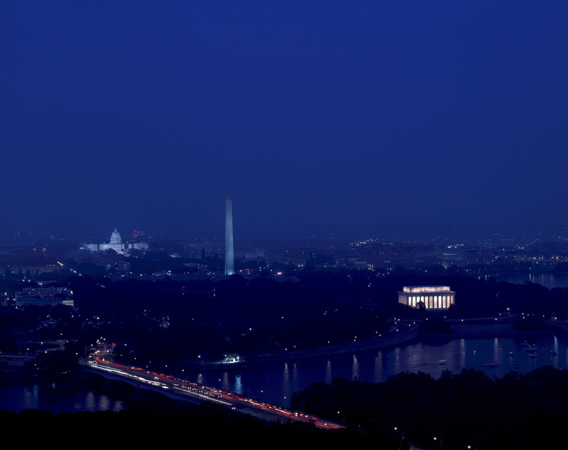 nature, bridge - man made structure, buildings, night, building, office building exterior, built structure, sky, capitol building, washington dc, outdoors