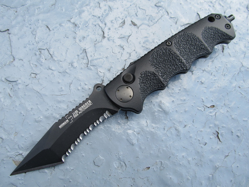 folding, 1080P, automatic, coating, Boker Plus, tactical, Senator, RBB Automatic, Jim Wagner, knife