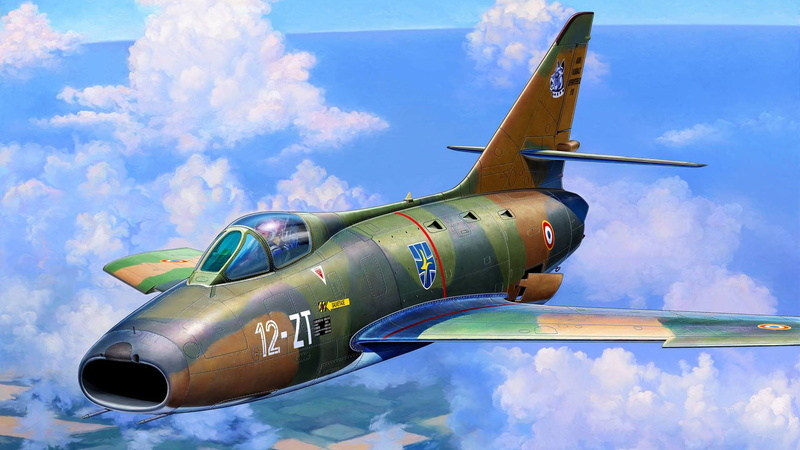The French air force, 1080P, Dassault Super Mystere B.2, fighter-bomber, Michal Reinis