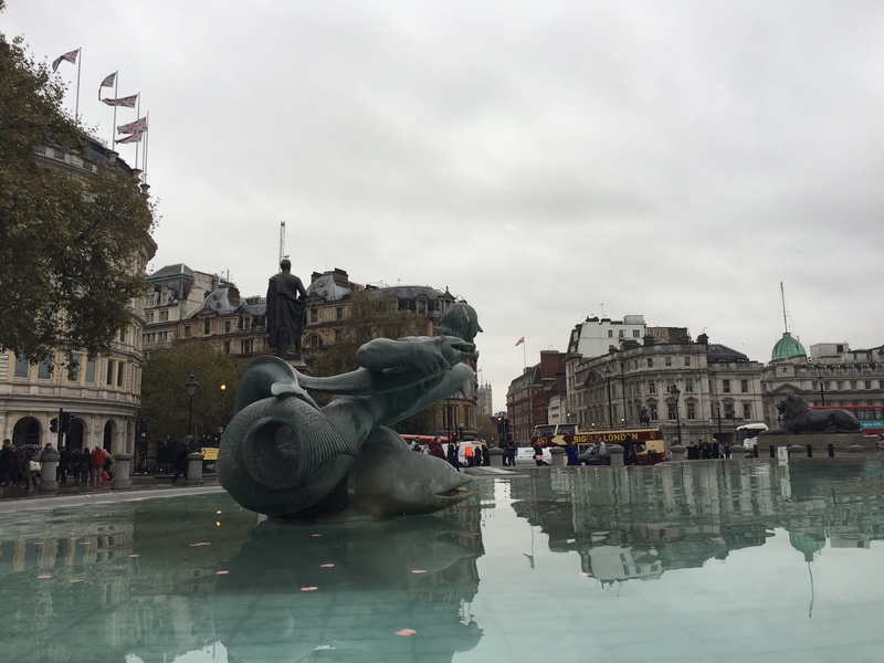 tourism, art and craft, building, sky, architecture, day, united kingdom, travel destinations, trafalgar square (stop c), no people, built structure, representation