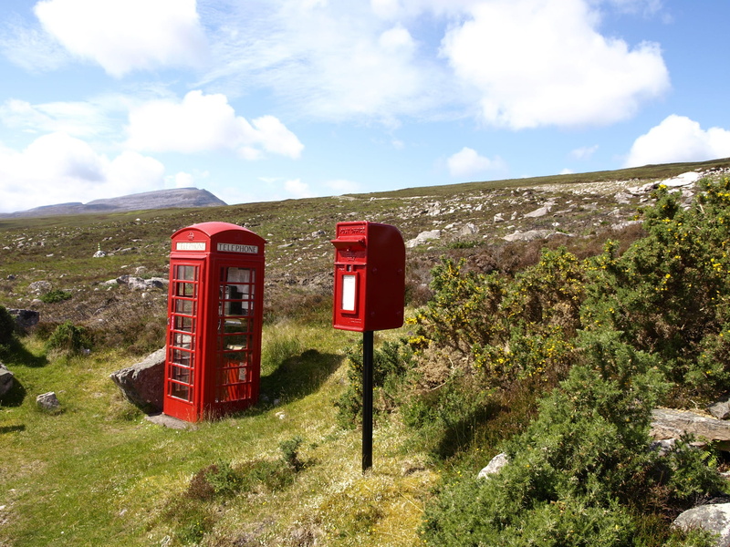 technology, communication, phone booth, tranquility, no people, telephone booth, day, near, 1080P, beauty in nature, hole erboll, hills, sky, mountain