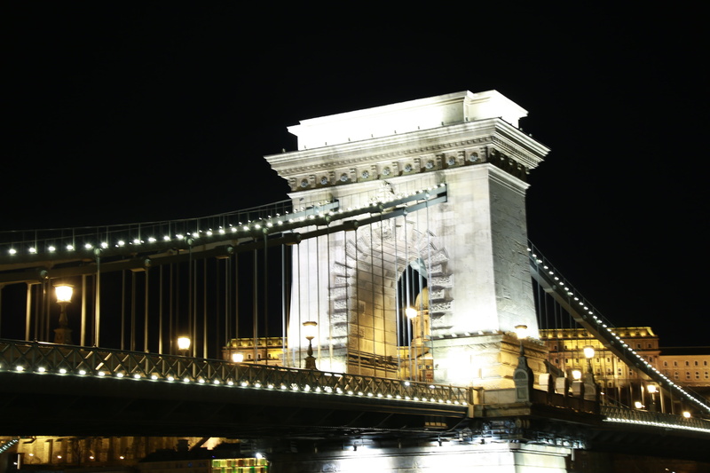 built structure, no people, bridge - Man Made Structure, night, new York City, szechenyi chain bridge, travel, hungary, chain Bridge, illuminated, water
