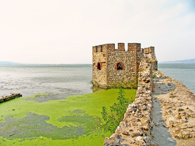 ruined, europe, fort, river, travel, balkans, the past, coastline, nature, water, sea, danube, castle, 2K, architecture, horizon, no people, golubac, land