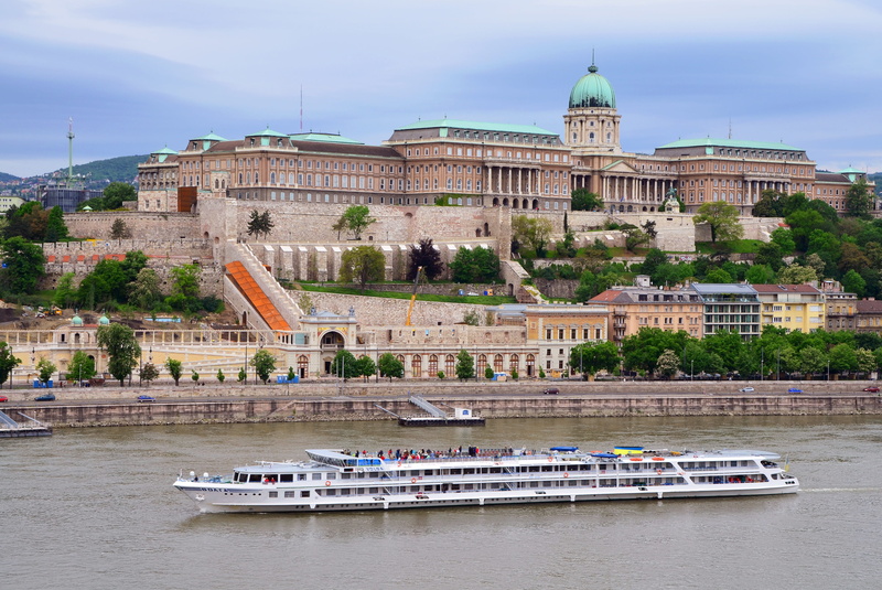 4K, tourism, nature, luxury, budapest, travel, castle, passenger craft, building, river, the past, history, city, travel destinations, nautical vessel