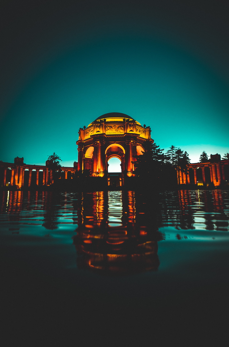 arch, united states, religion, no people, building, architecture, 5K, travel, building exterior, dusk, sky, nature, travel destinations, belief, san francisco