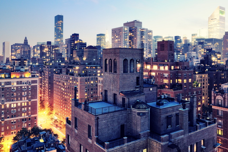 New York City, nyc, new York, 1080P, Twilight, usa, Upper East Side, lights