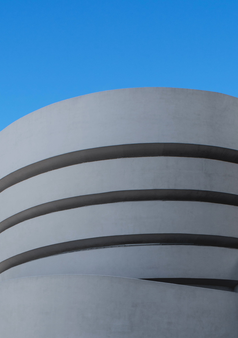 pattern, concrete, shadow, architecture, blue, low angle view, copy space, museum, day, sky, nature, minimal, modernism, curve, clear sky, sunlight, usa