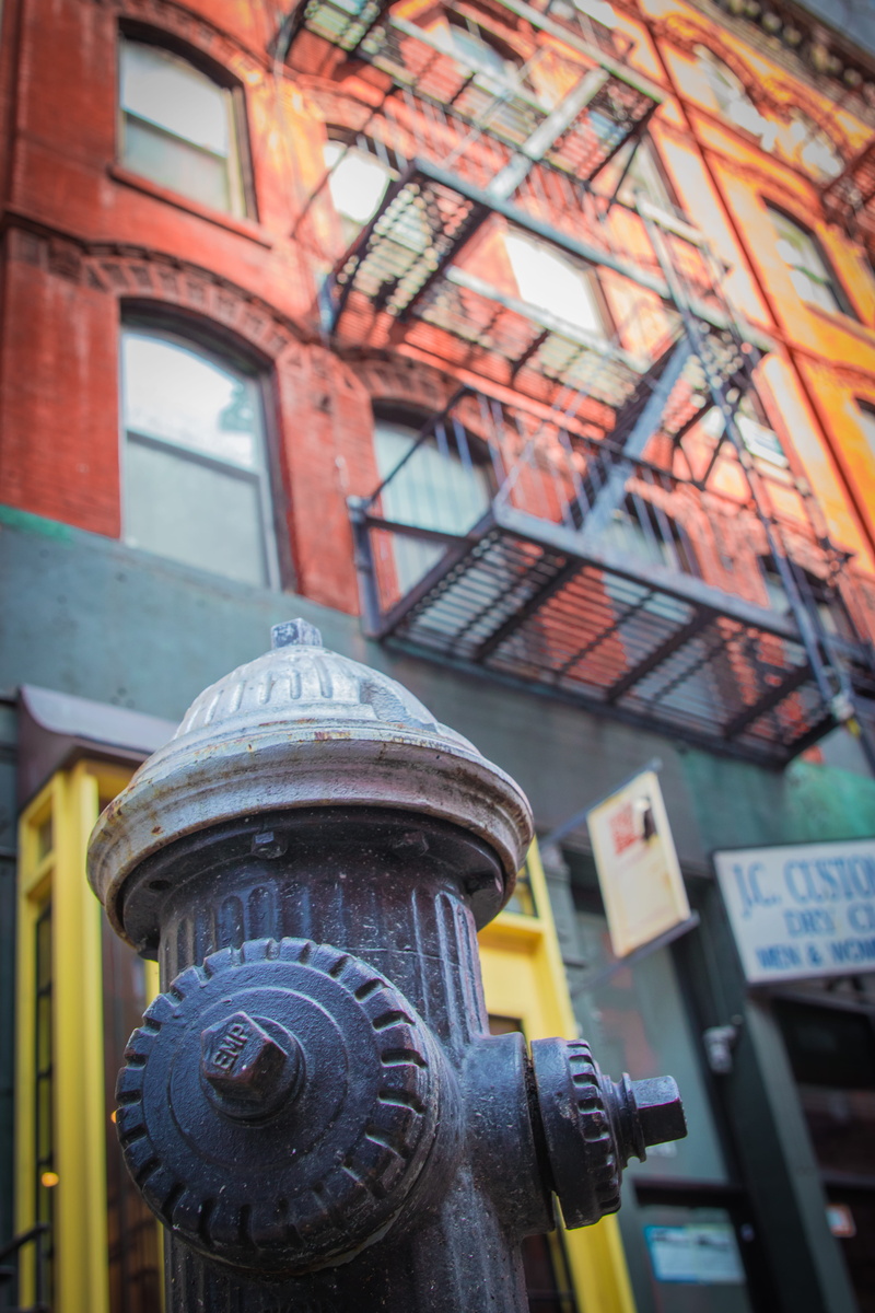 safety, apartment, close-up, black, fire, manhattan, architecture, blackbird, residential district, metal, focus on foreground, daytime, day, near, no people