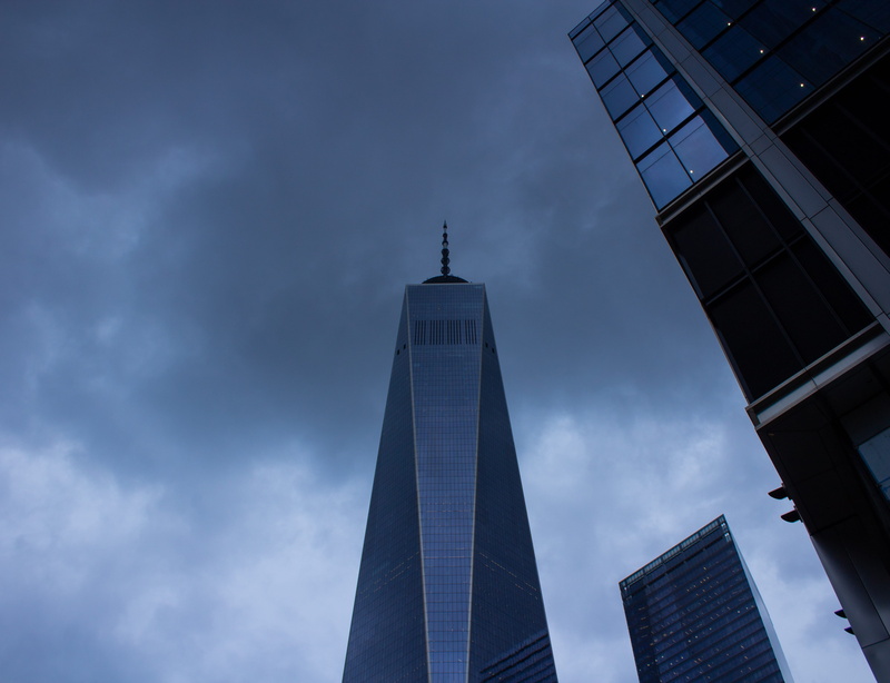 town, tower, outdoors, building, 1 wtc, world trade center, tall - high, spire, new york city, skyscraper, new york, sky, modern, cloud - sky, one world trade center