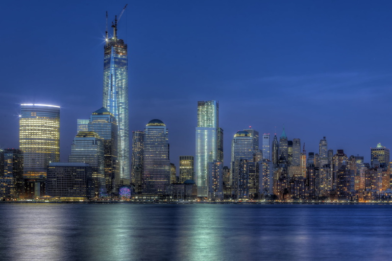 tall - high, downtown district, outdoors, architecture, building exterior, office building exterior, modern, New York City, rise, tower, office, landscape
