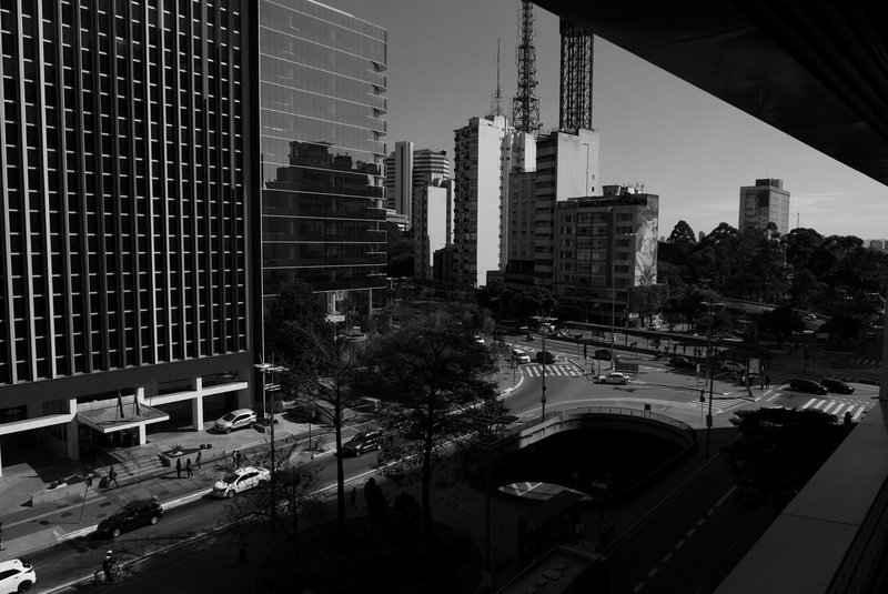 nature, sao paulo, museum, skyscraper, office, brazil, cityscape, city, day, built structure, car, street, building, downtown, tall - high, minhocao, instituto moreira salles - paulista