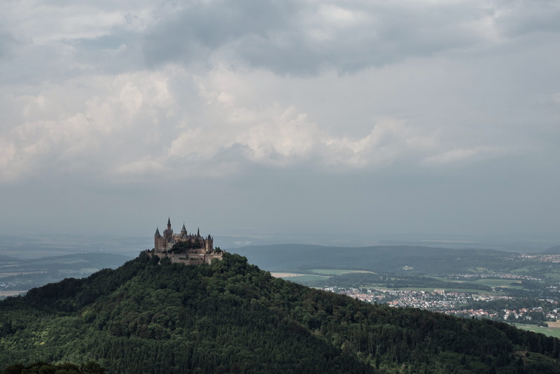 building, outdoors, built structure, sky, the past, architecture, no people, religion, tranquil scene, belief, bavaria, cloud - sky, travel, hohenzollern castle
