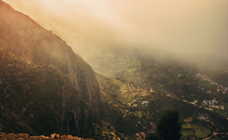 morning, forest, marocco, tranquility, beauty in nature, outdoors, rainforest, travel, scenics - nature, nature, mountain, 4K, riff, berg, travel destinations