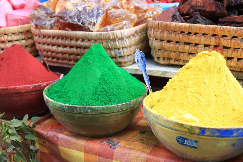 close-up, retail, day, green, powder, spoon, cutlery, stacks, marrakech, yellow, temptation, bakery, still life, variation, herbs, food and drink, choice