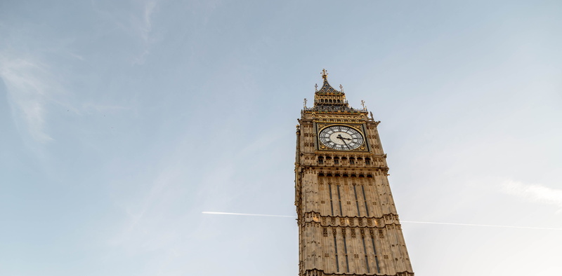 big, architecture, travel destinations, clock, 5K, ornate, building, no people, government, blue, low angle view, photography, clock face, tall - high