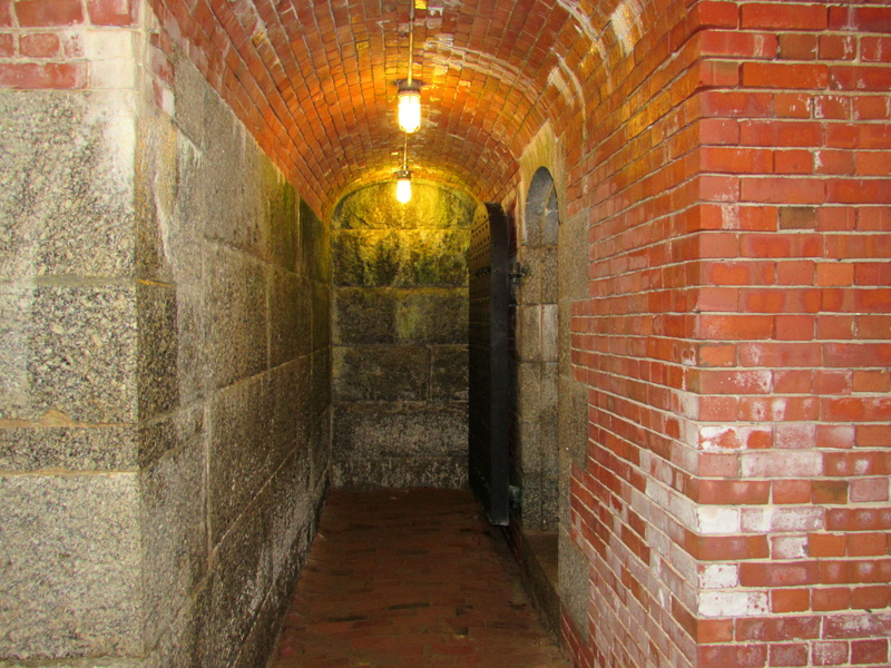 the past, direction, no people, arch, penobscot, building, lighting equipment, outdoors, wall - building feature, electric lamp, built structure, the way forward