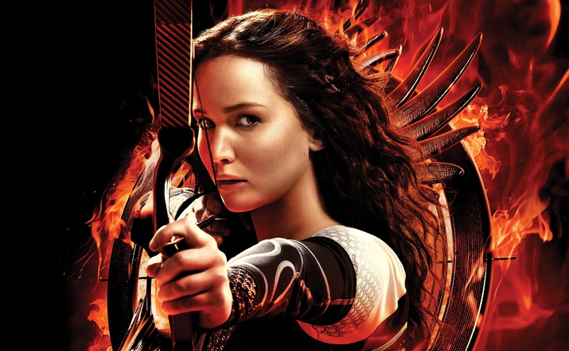 Other Movies, beautiful woman, 2K, looking away, young women, Katniss, one person, headshot, lifestyles, contemplation, Movies, catching, looking, games