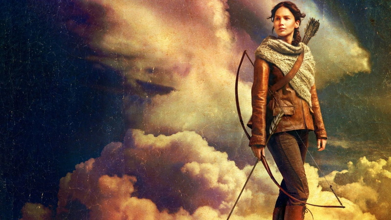 hunger games, actresses, brunettes, celebrities, 1080P, fire, katniss everdeen, celebrity, the hunger games, hunger, catching, games, women, catching fire