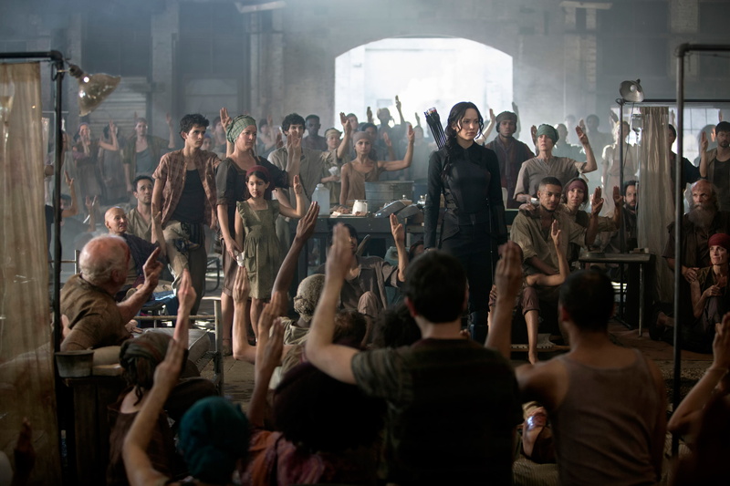 2K, Part-1, game, Jennifer Lawrence, mocking, hunger, jay, movie, still, Katniss Everdeen, The Hunger Games:Mockingjay