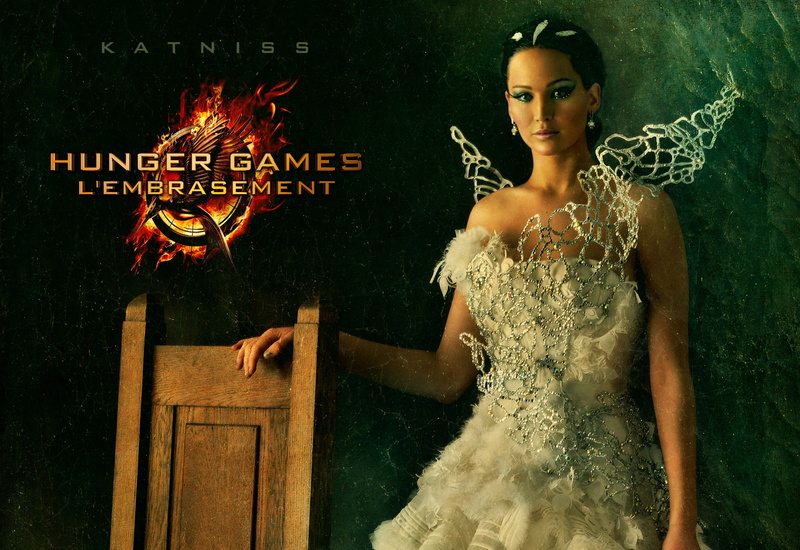 hairstyle, hunger, Mockingjay, board, one person, 2K, front view, women, The Hunger Games 2, indoors, katiss, real people, standing, beautiful people
