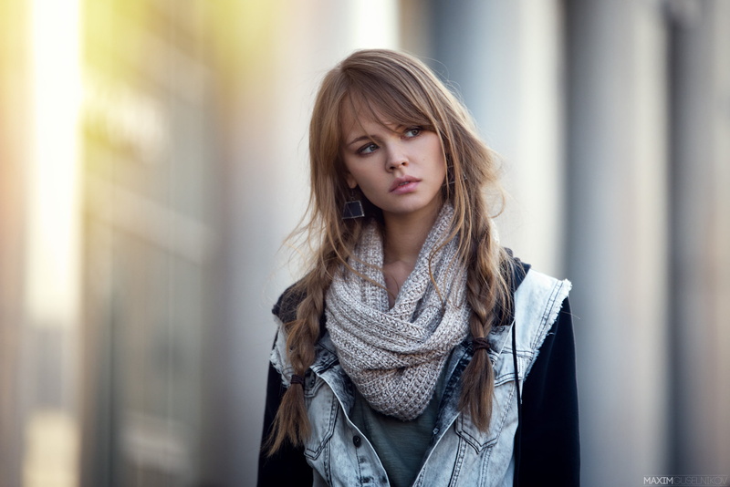 Anastasiya Scheglova, Model, 1080P, Woman, Braid, Brunette, Earrings, Models, Bokeh