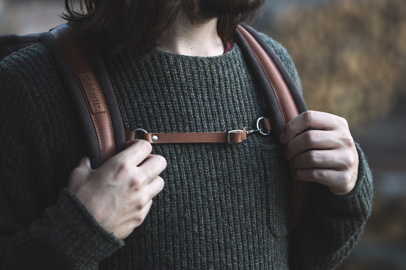 backpack, accessory, italy, close-up, young adult, person, front view, day, real people, scarf, hinking, belt, communication, mountain, hands, focus on foreground