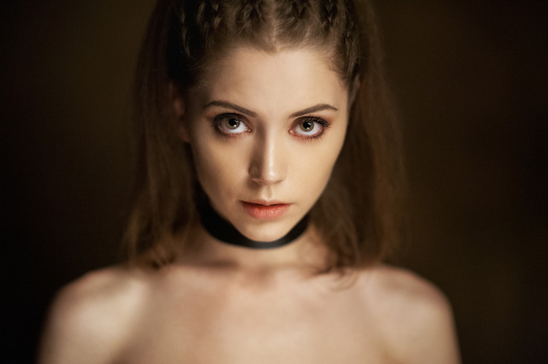 Xenia Kokoreva, Looking At Viewer, Green Eyes, 1080P, Long Hair, eyes, women, face