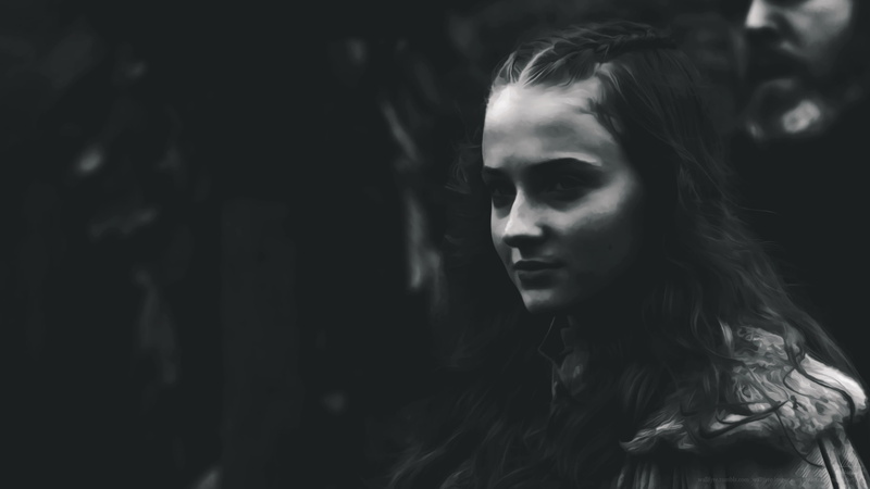 2K, Game of Thrones, Sophie Turner, George R. R. Martin, redhead, portrait, Sansa Stark, face, tv series, HBO