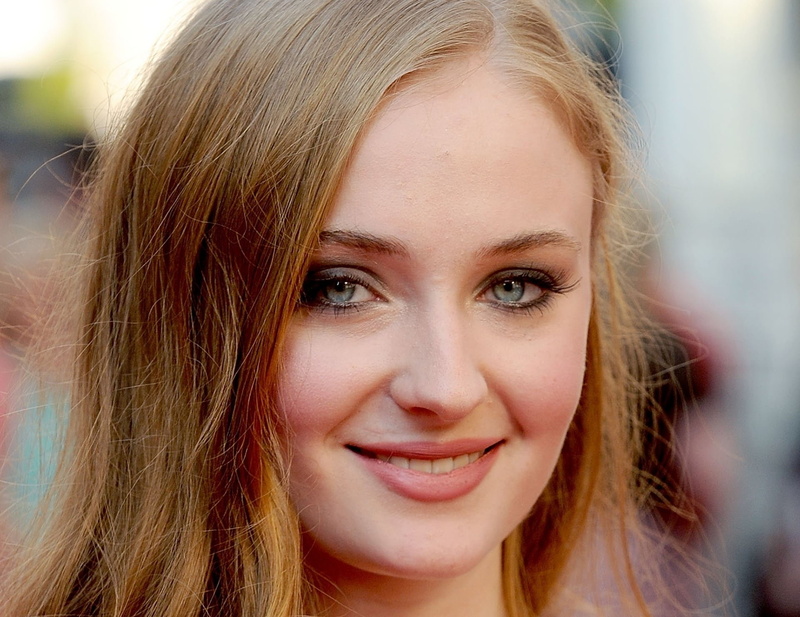 Smile, Face, Sophie Turner, Actress, 1080P, Actresses, Redhead, Blue Eyes