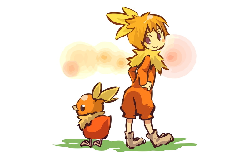 costume, human, torchic, background, anime, pokemon, 720P, hd, alternative, simple, x, art