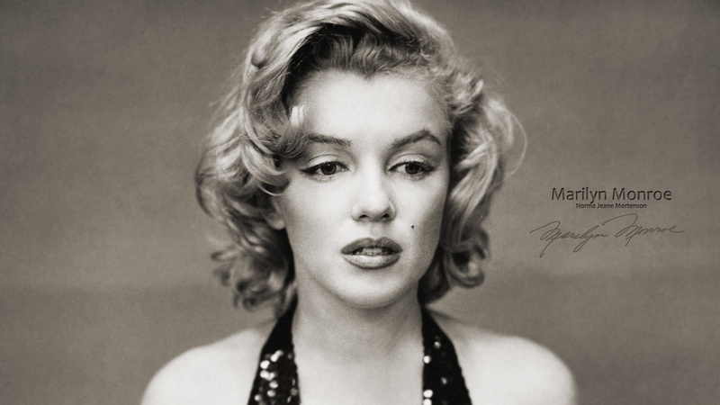 monroe, models, 1080P, portraits, women, monochrome, marilyn, factor, faces, eyes