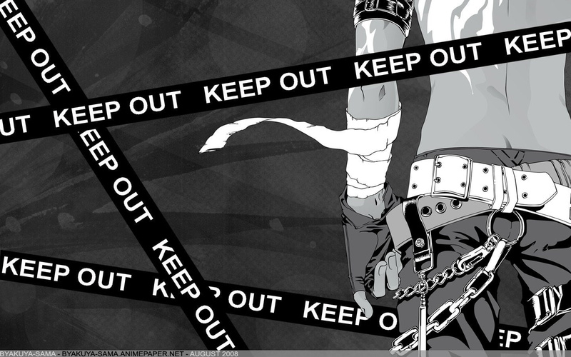 anime, 720P, monochrome, factor