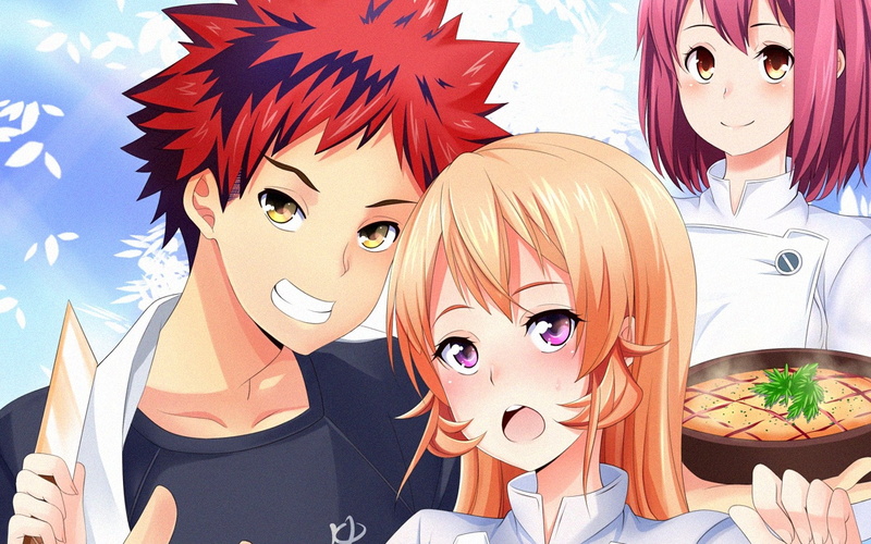 1080P, Shokugeki No Soma, Sōma Yukihira, Food Wars: Shokugeki no Soma, Erina Nakiri, Anime, Hisako Arato