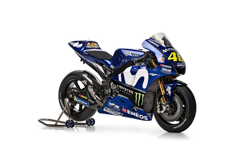 2018, Yamaha, cut out, indoors, 4K, k, studio shot, transportation, m, YZR, copy space, white background, close-up, toy, sport, no people, blue, motorsport