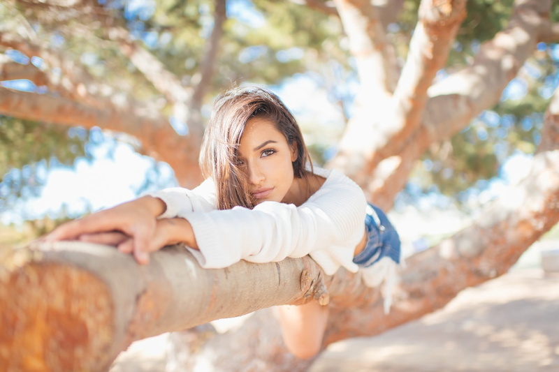nature, women outdoors, young women, adult, women, portrait, 720P, sport, sunlight, human limb, outdoors, tree, one person, day, Michele Maturo, young adult